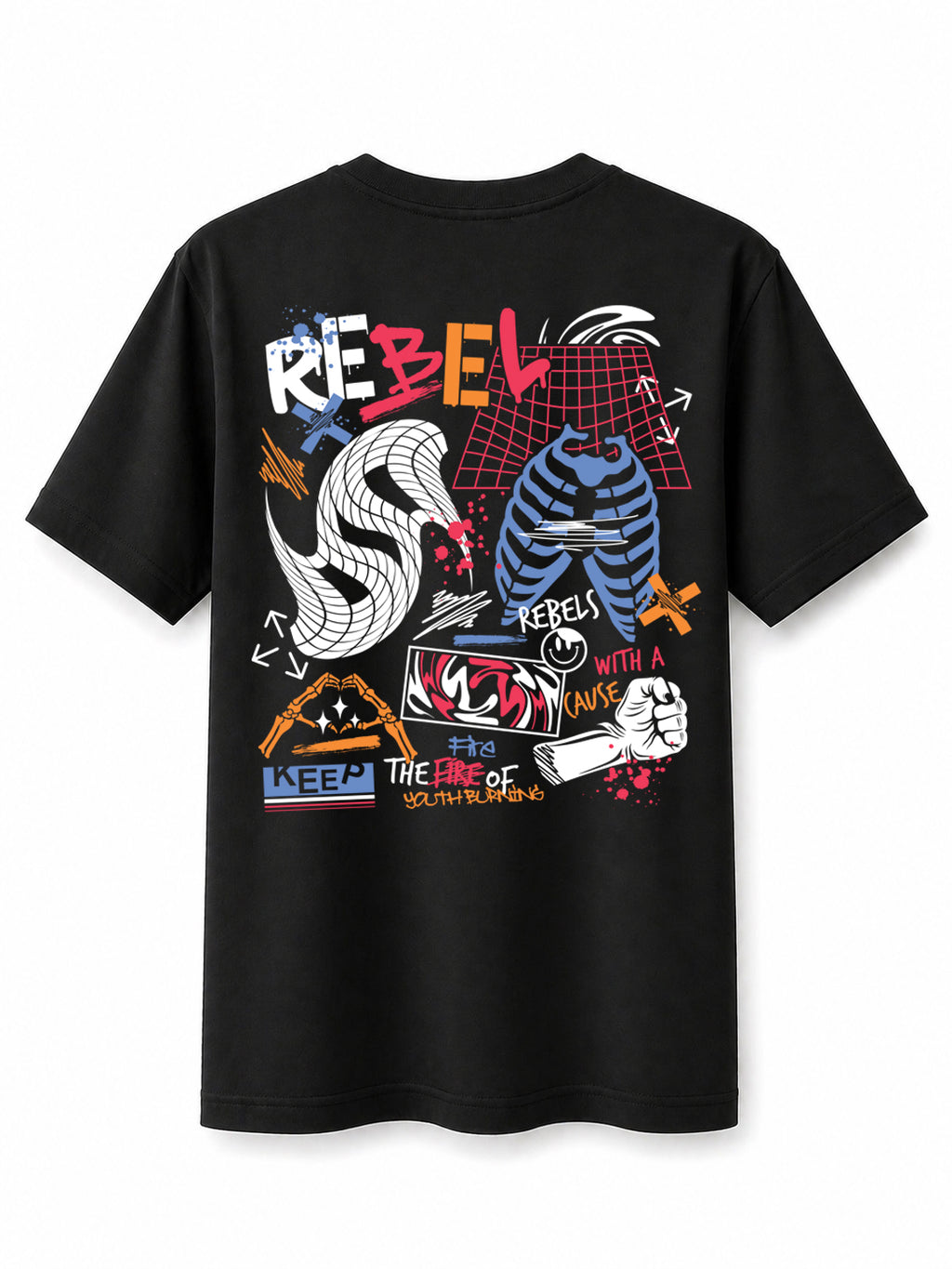 Rebel-B T-Shirt Premium Bio Baumwolle Streetwear | Prolazon