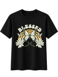 Blessed-b T-Shirt Premium Bio Baumwolle Streetwear | Prolazon