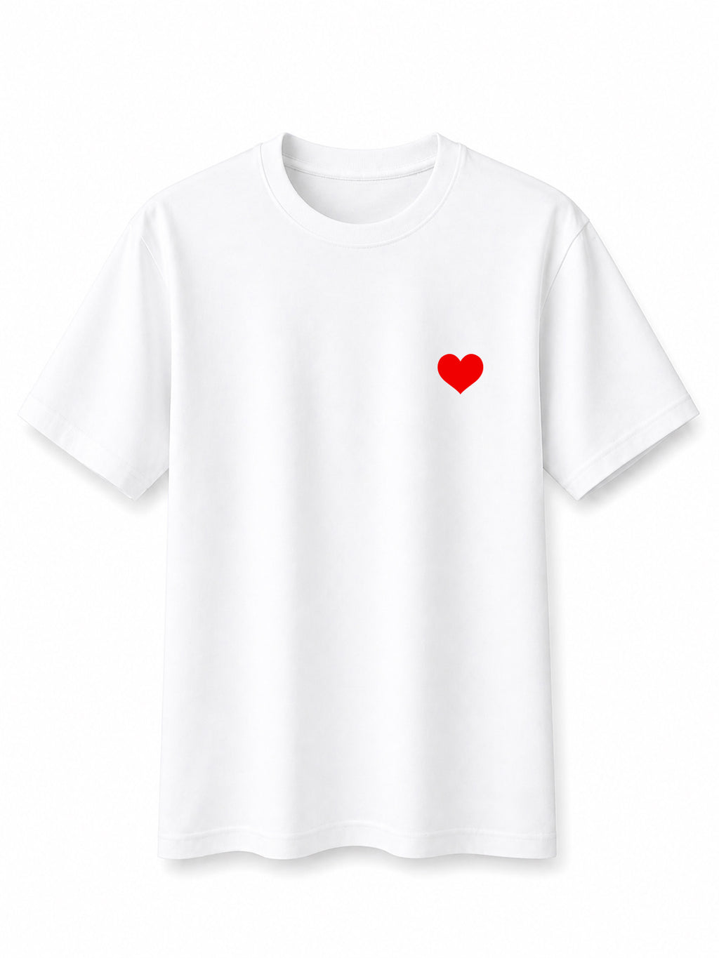 Heart Essential T-Shirt Premium Bio Baumwolle Streetwear | Prolazon