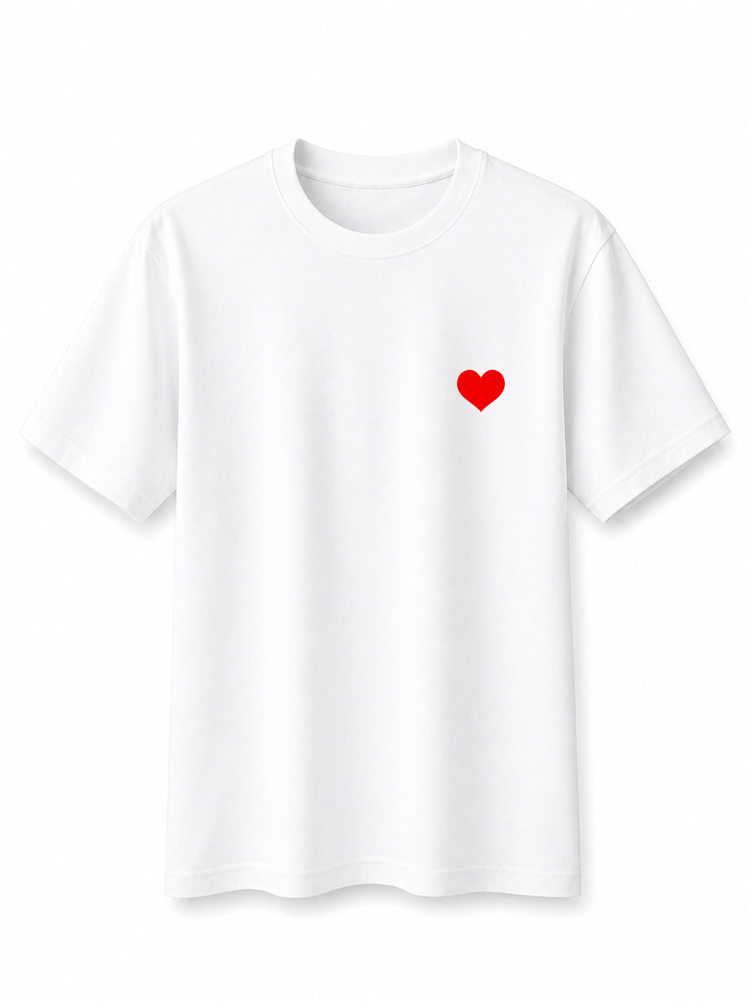 Heart Essential T-Shirt Premium Bio Baumwolle Streetwear | Prolazon
