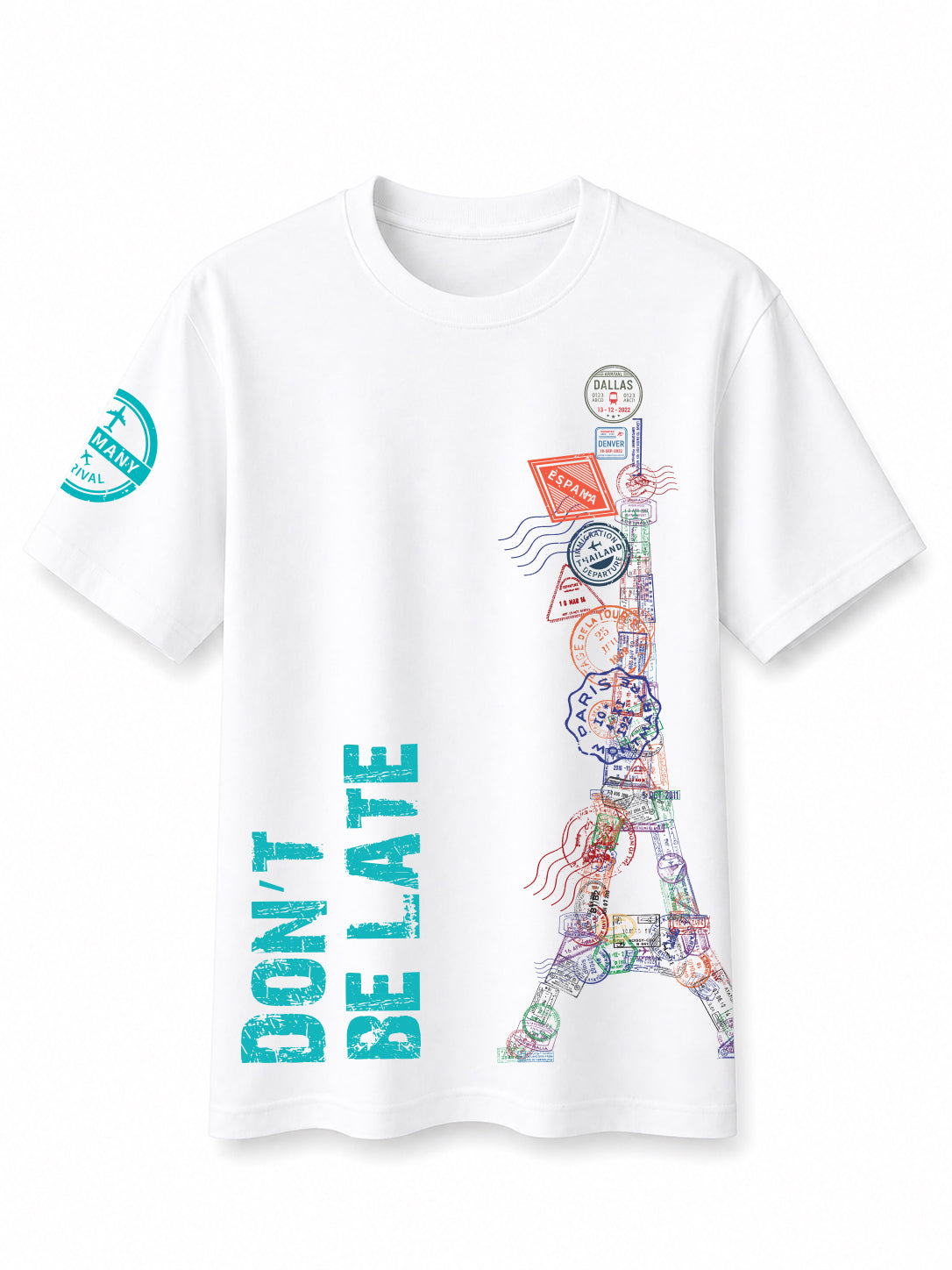 Travel Mode T-Shirt Premium Bio Baumwolle Streetwear | Prolazon