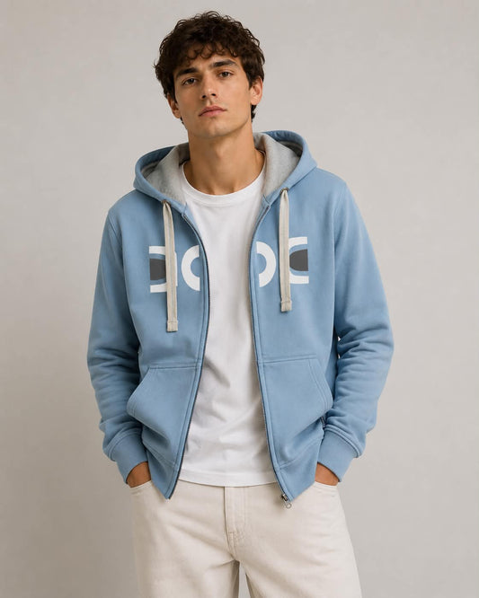 AXIS Zip Hoodie Ice Blue | Prolazon