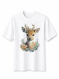 Forest Deer T-Shirt Premium Bio Baumwolle Streetwear | Prolazon