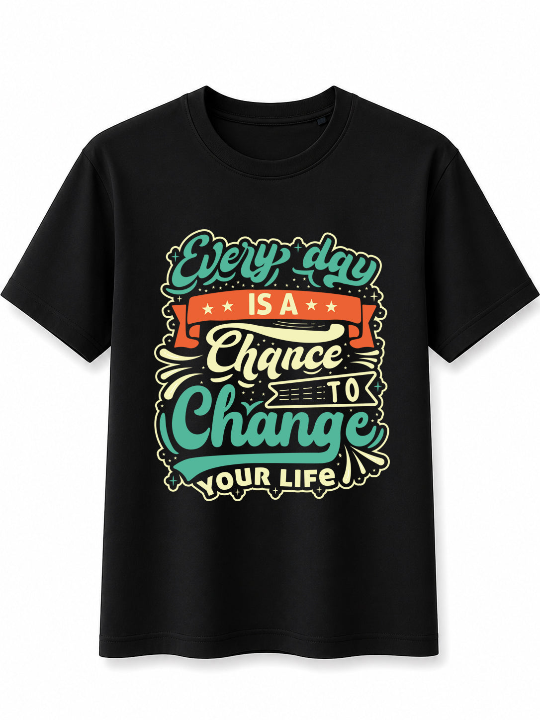 New Day Motivation T-Shirt Premium Bio Baumwolle Streetwear | Prolazon