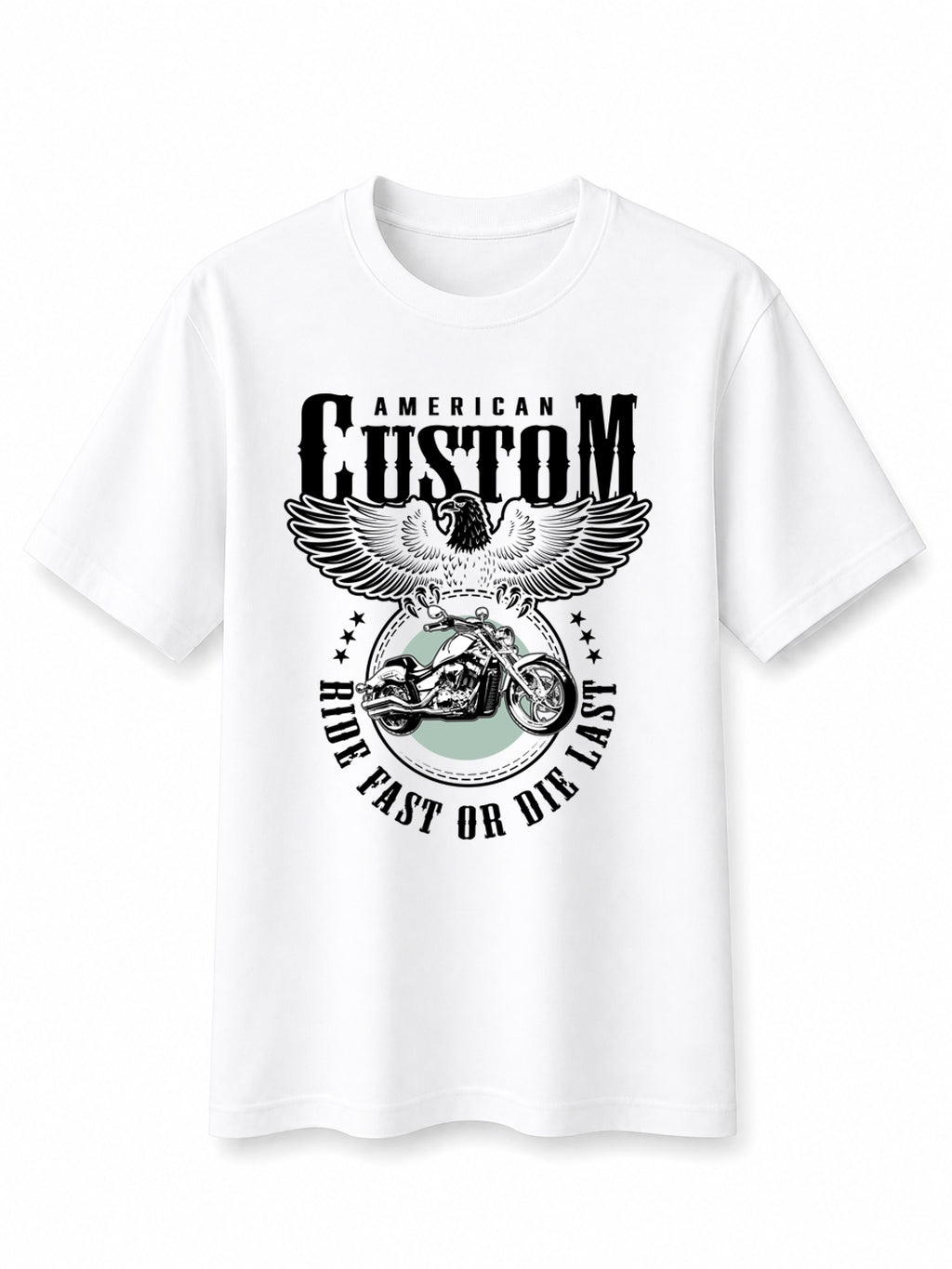 Custom Rider T-Shirt Premium Bio Baumwolle Streetwear | Prolazon