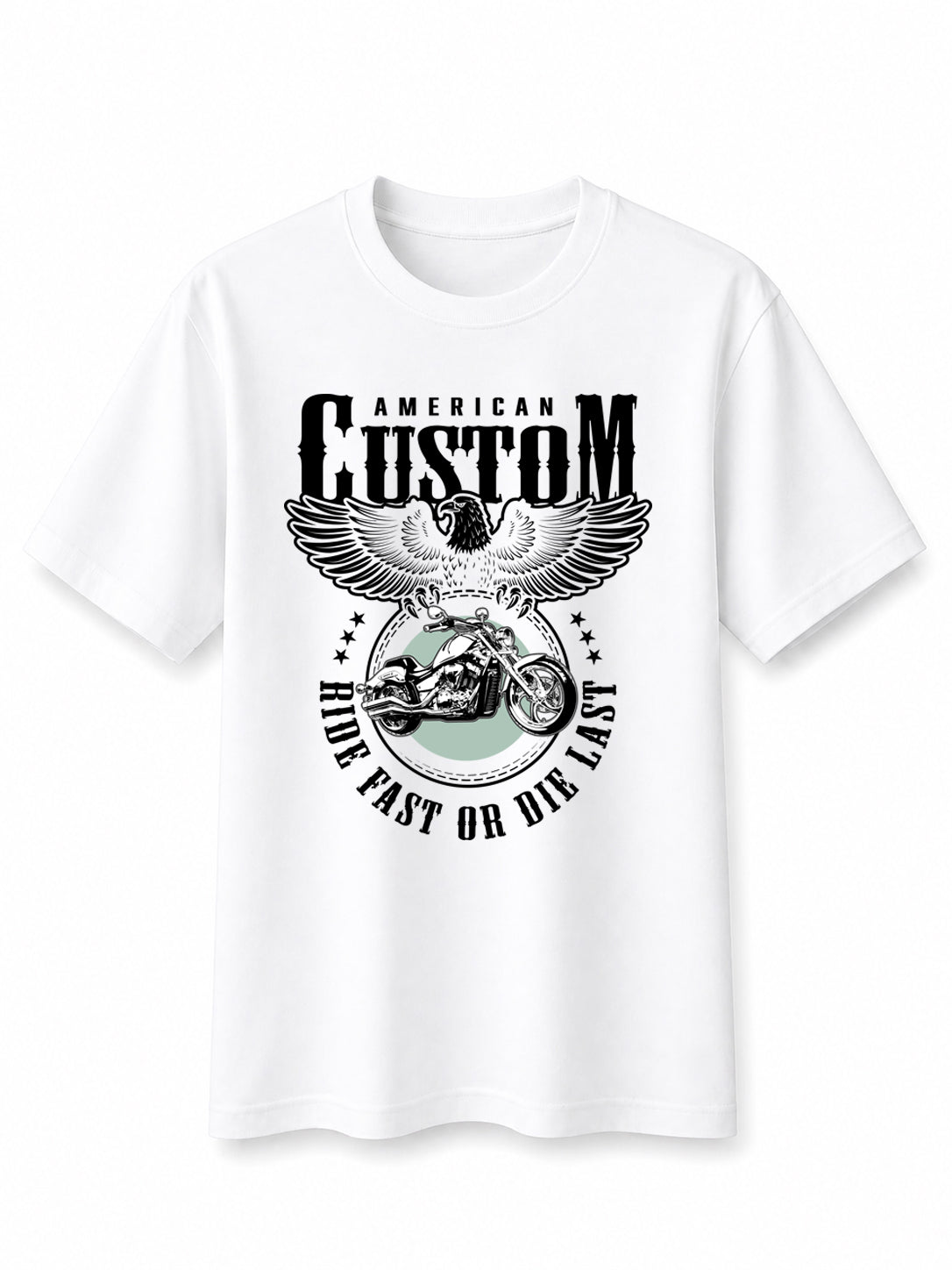Custom Rider T-Shirt Premium Bio Baumwolle Streetwear | Prolazon