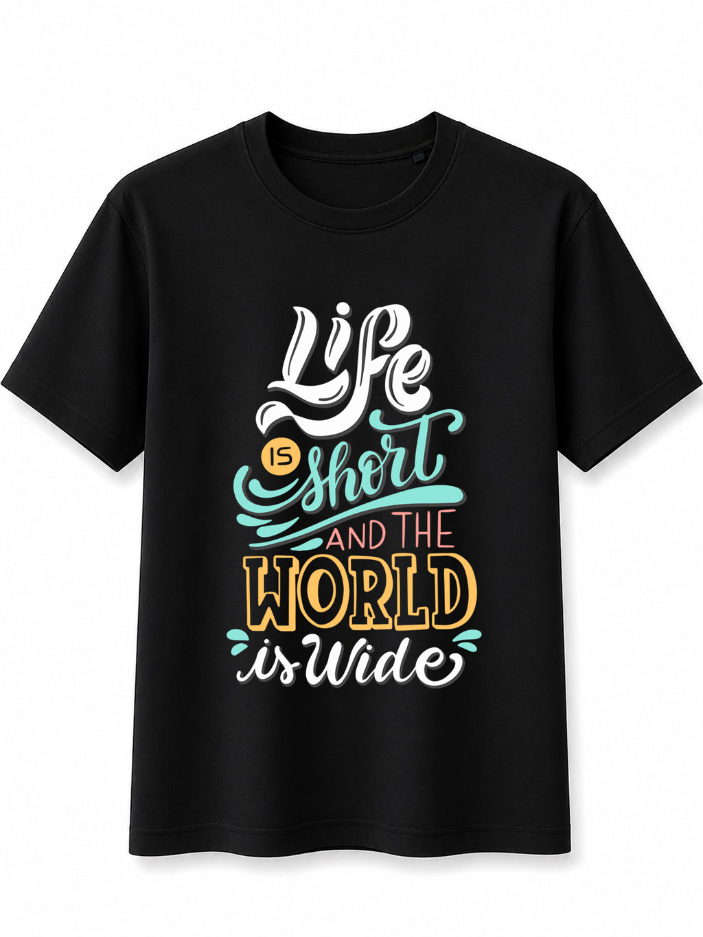 Retro Typo T-Shirt Premium Bio Baumwolle Streetwear | Prolazon