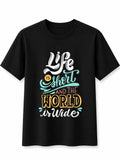 Retro Typo T-Shirt Premium Bio Baumwolle Streetwear | Prolazon