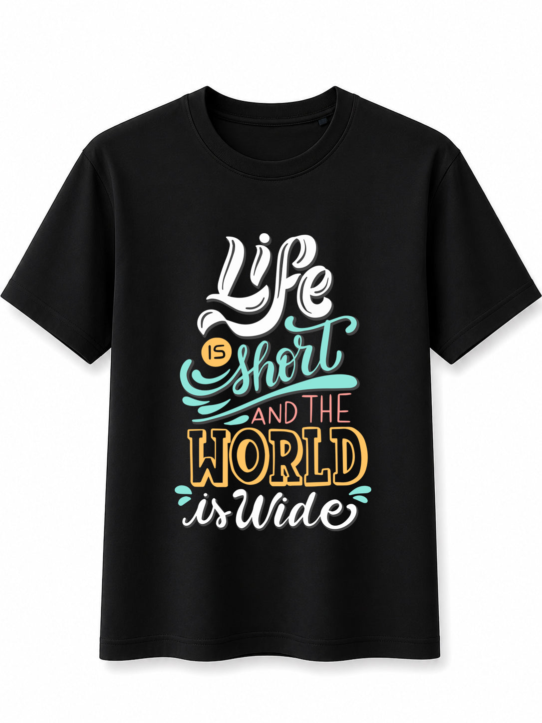 Retro Typo T-Shirt Premium Bio Baumwolle Streetwear | Prolazon