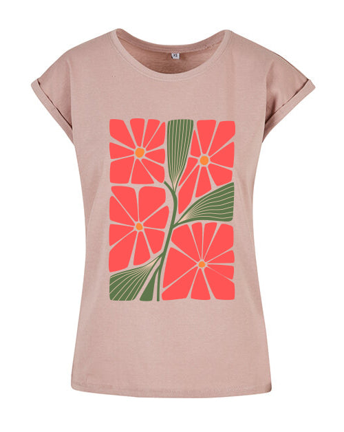 Nordic Flower Damen T-Shirt | Prolazon