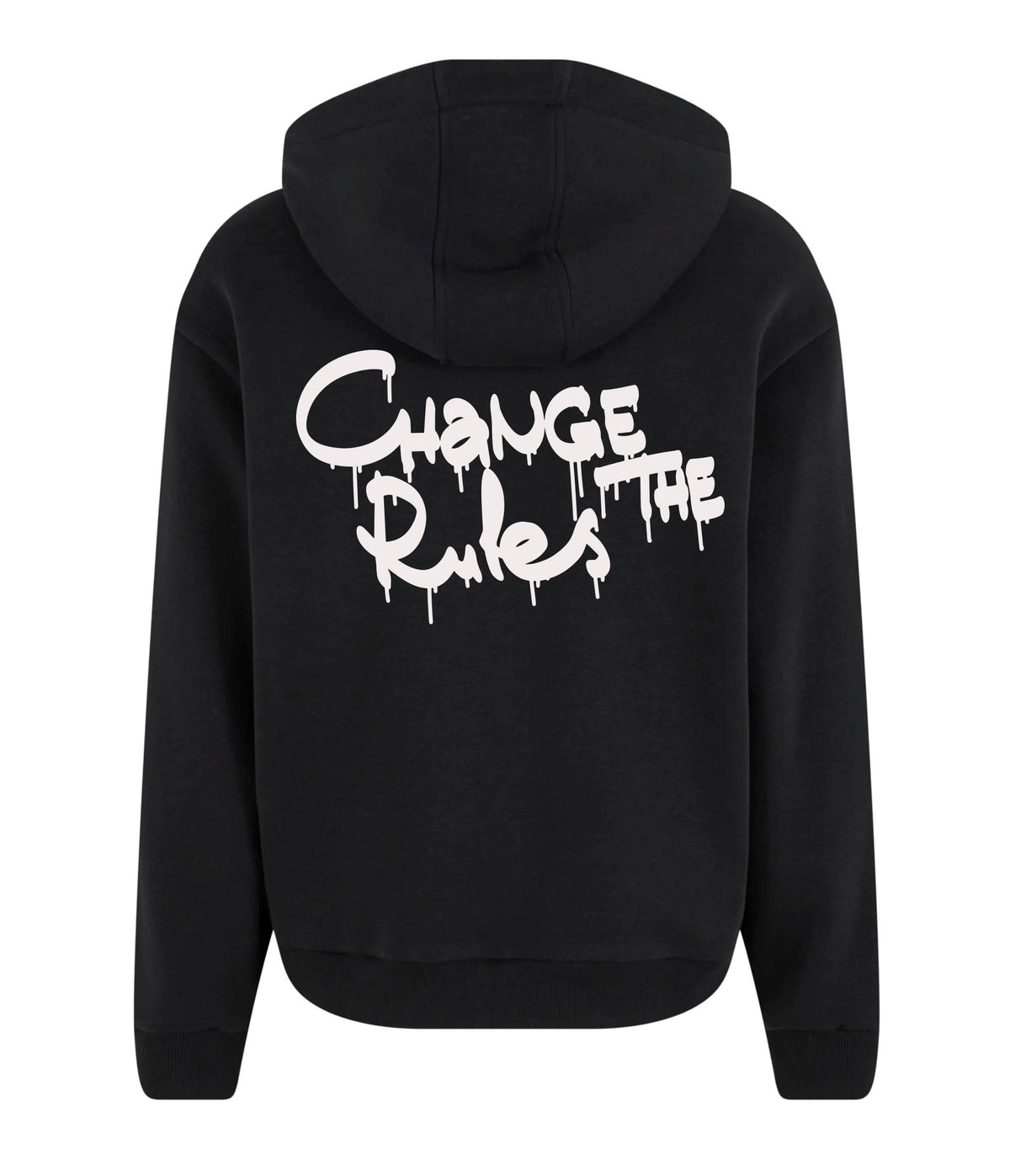 Rebel – Statement Zip Hoodie  Black | PROLAZON