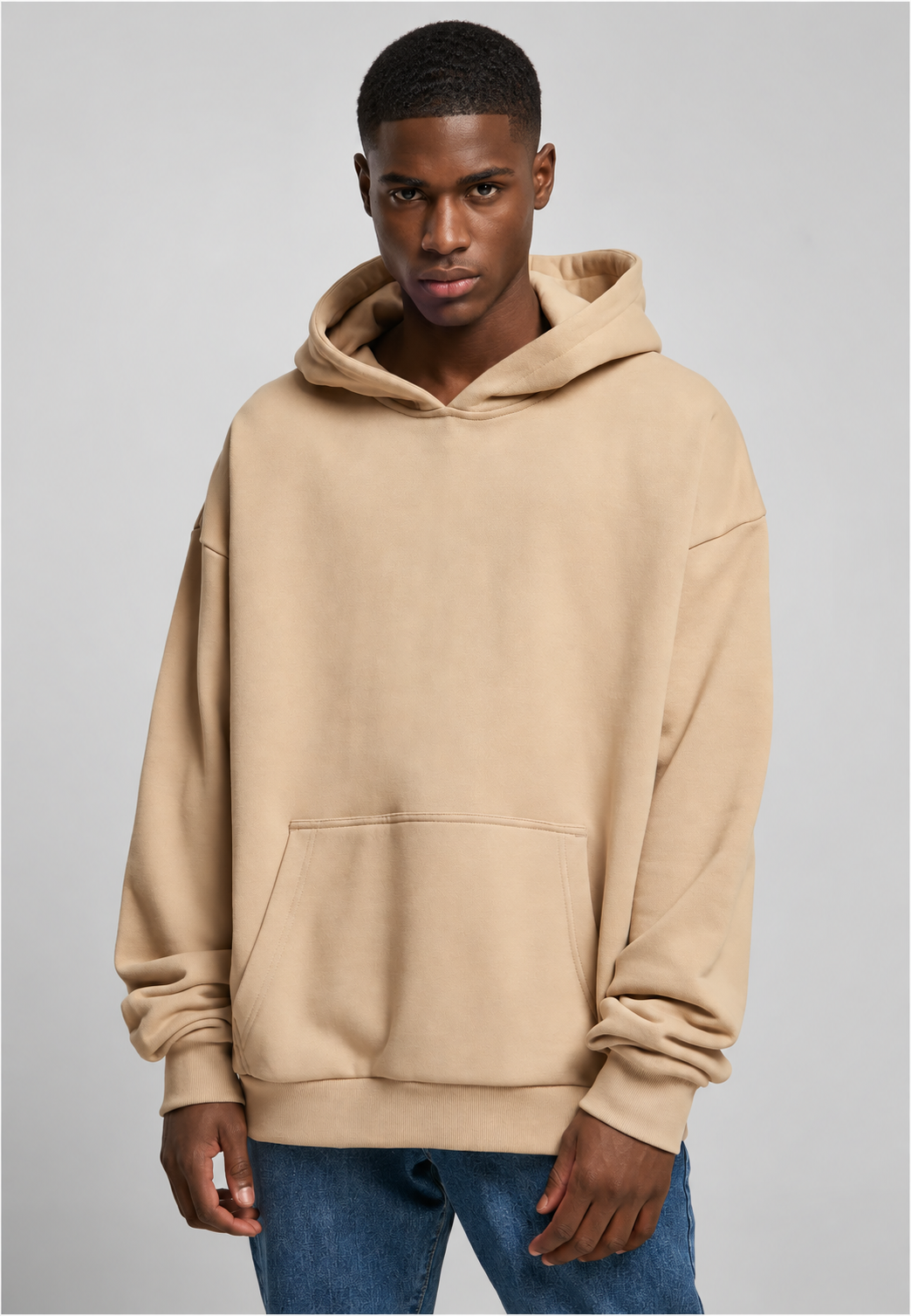 TITAN – Ultra Heavy Oversized Hoodie Sand | PROLAZON
