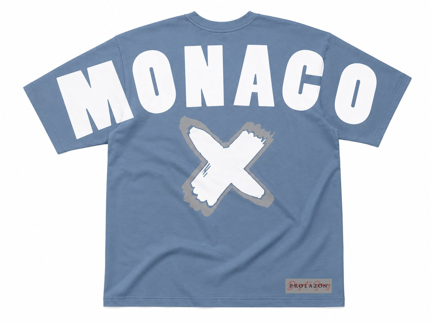 MONACO Dirty Blue Oversized T-Shirt – Tigger Cotton | Prolazon