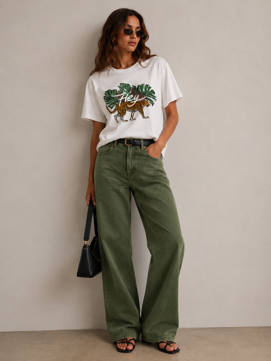 Hey Jugle T-Shirt Premium Bio Baumwolle Streetwear | Prolazon