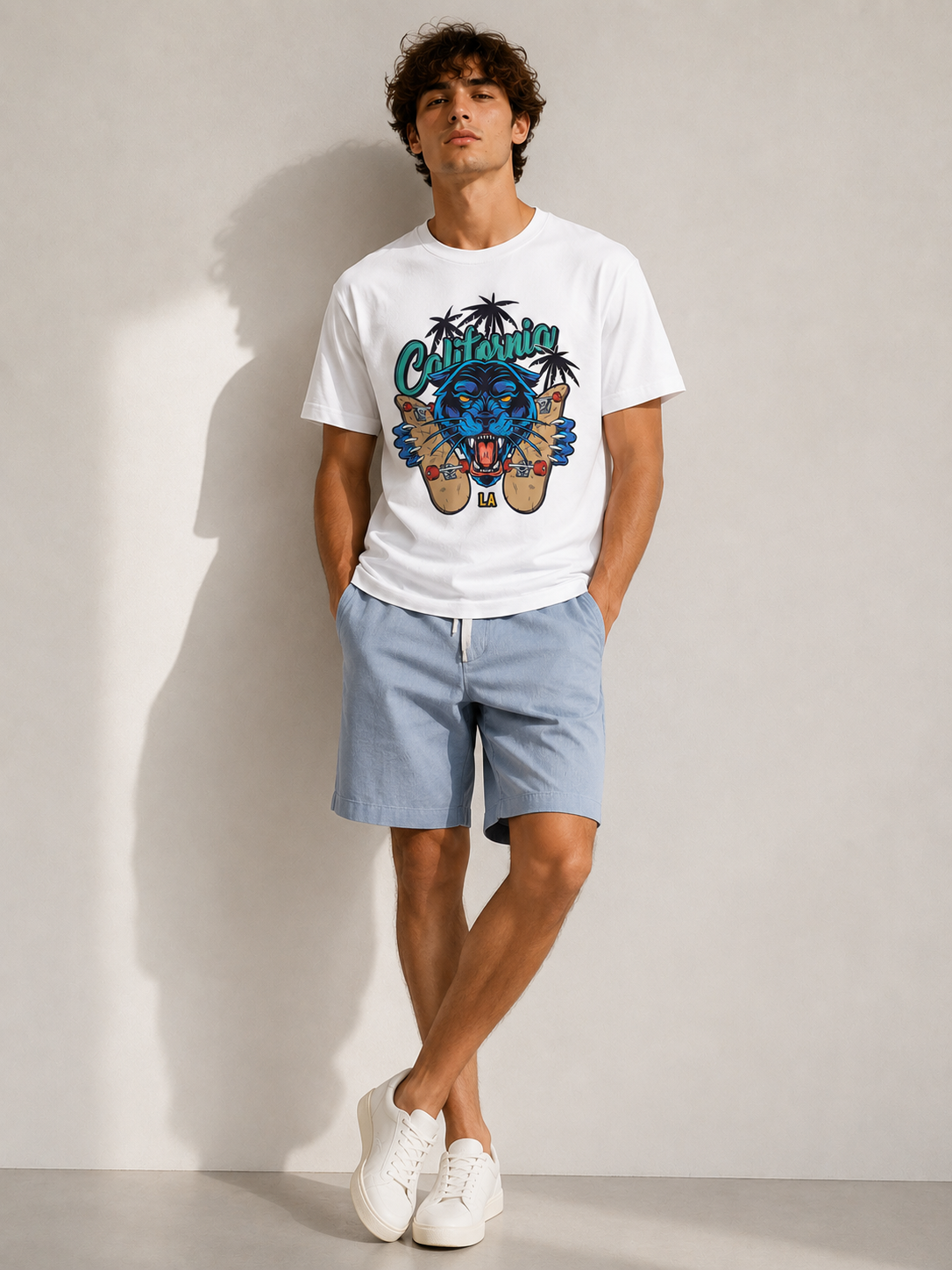 California Panther T-Shirt Premium Bio Baumwolle Streetwear | Prolazon