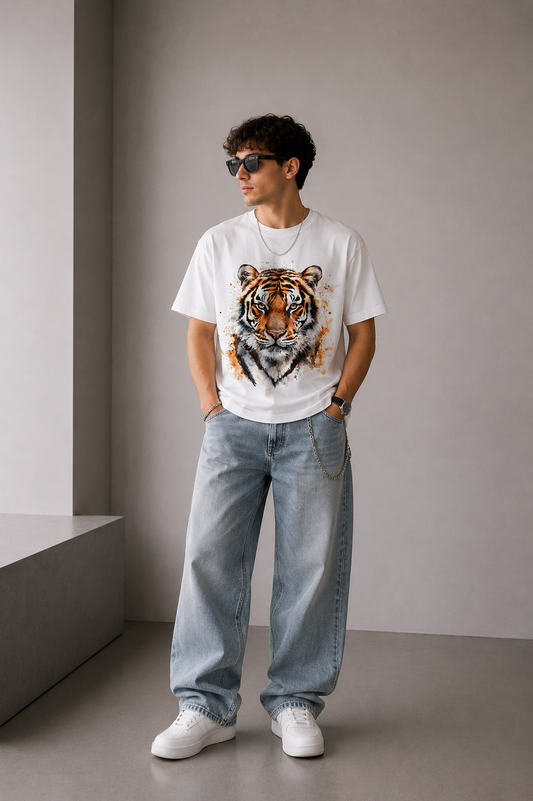 Tiger T-Shirt Premium Bio Baumwolle Streetwear | Prolazon