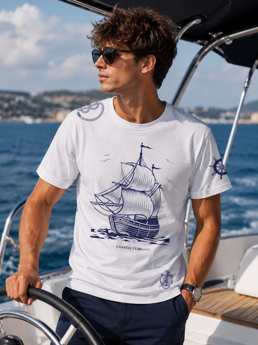 Marine Escape T-Shirt Premium Bio Baumwolle Streetwear | Prolazon