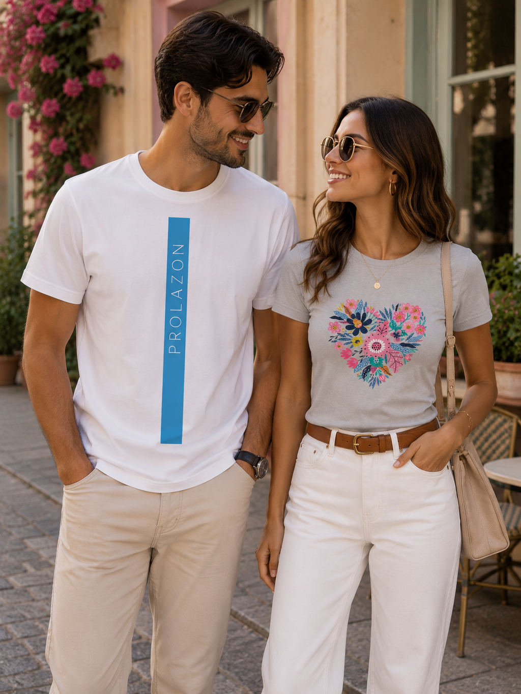 Floral T-Shirt  Luxury Roundneck Streetwear | Prolazon