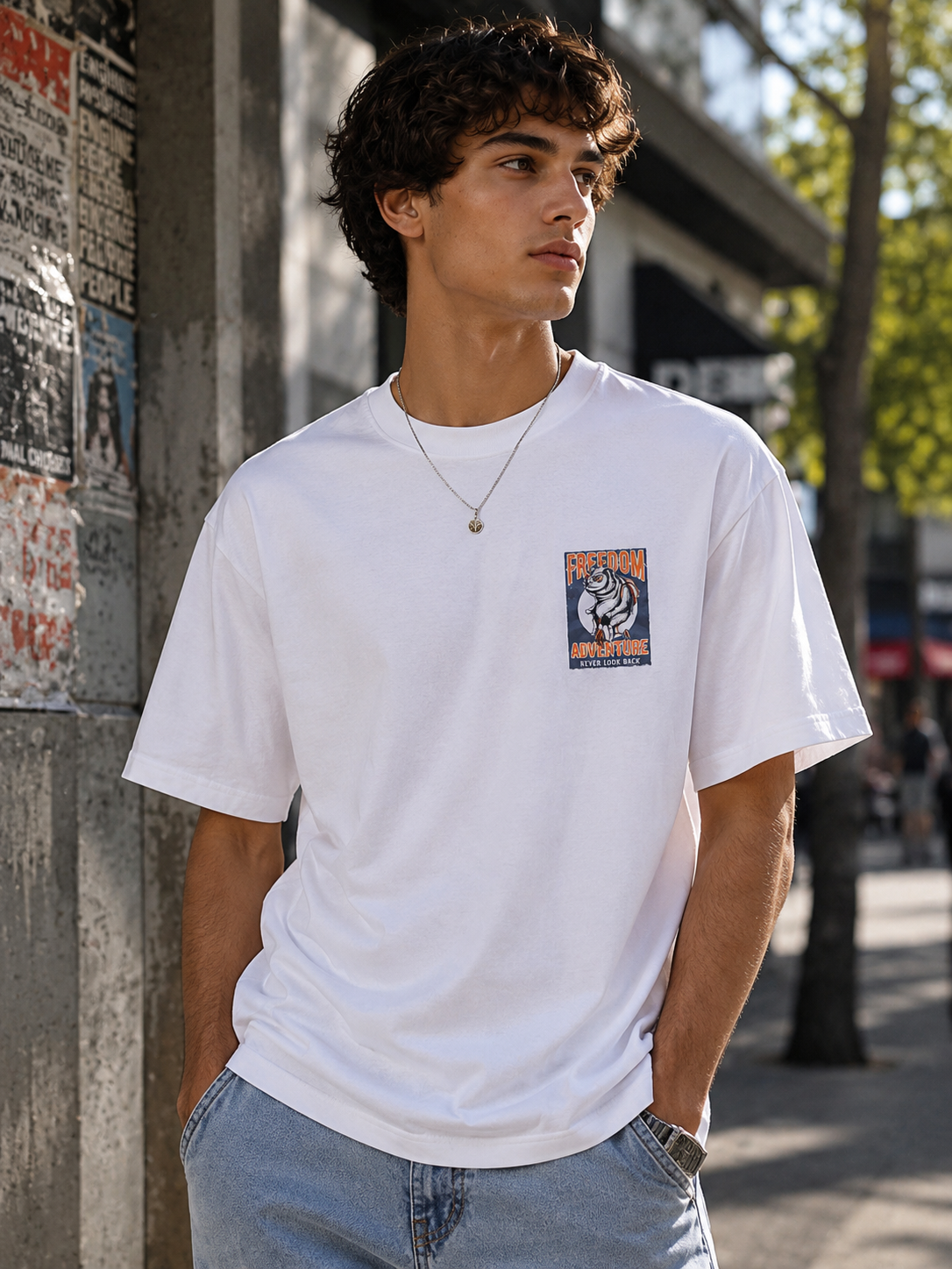 Freedom Rider T-Shirt Premium Bio Baumwolle Streetwear | Prolazon