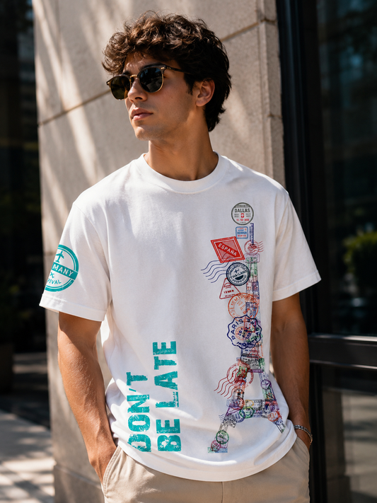 Travel Mode T-Shirt Premium Bio Baumwolle Streetwear | Prolazon