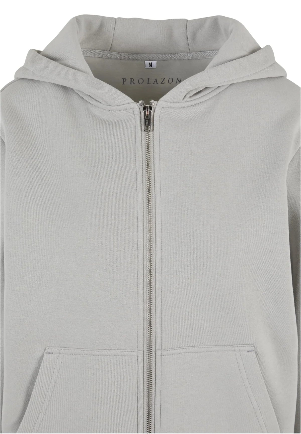 Muse – Relaxed Fit Zip Hoodie Light Grey | Prolazon