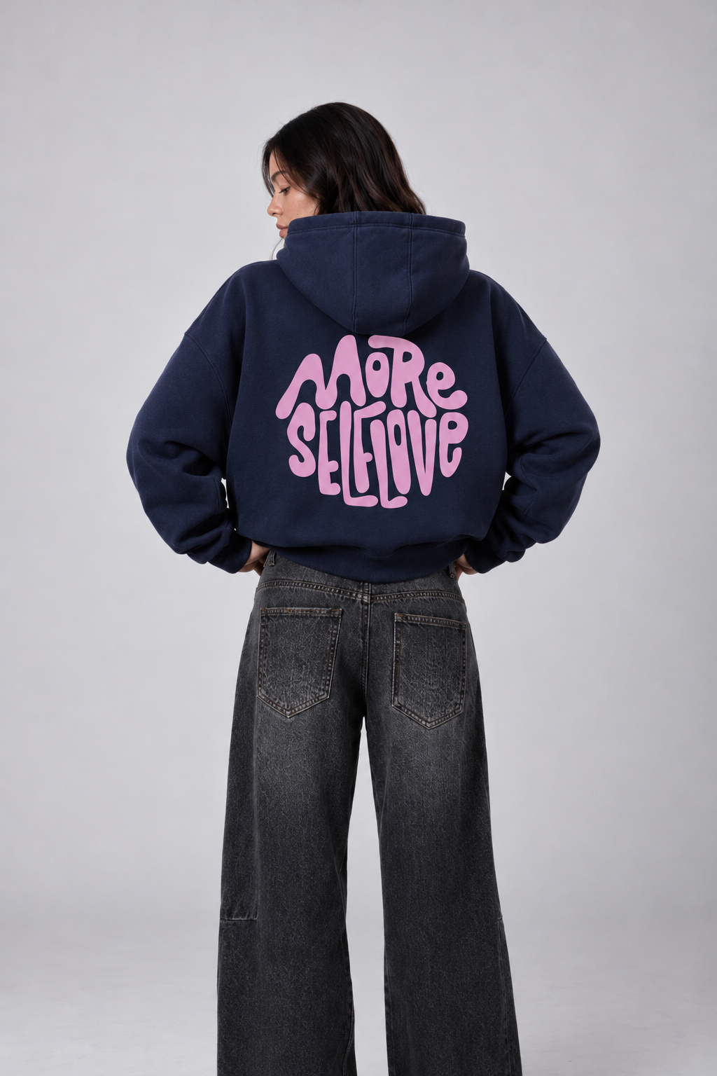 Rosy Soul Hoodie – Navy | PROLAZON