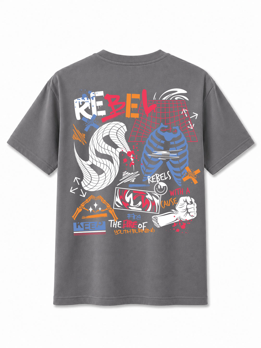 Rebel Premium Bio Baumwolle T-Shirt | Prolazon